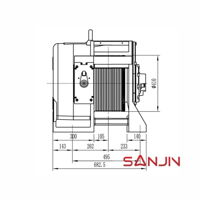 Elevator Traction Machine MDD410